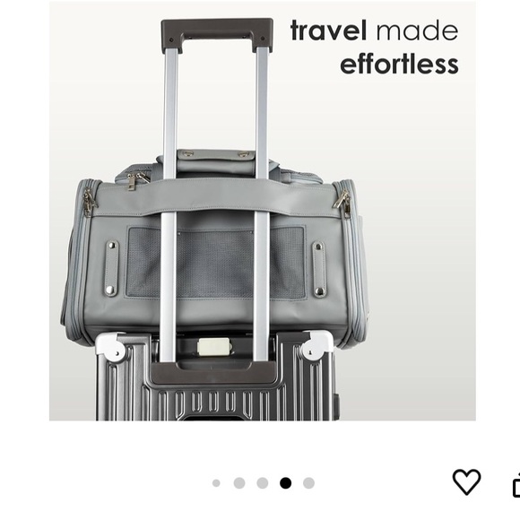 New Leather Luxury Pet Carrier - Size XS/S - for Small Dogs and Cats - Picture 7 of 8